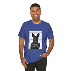 K9 Mugshot Personalized with your Dog T-Shirt