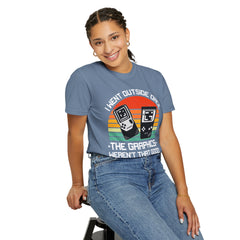 Retro Gamer Unisex T-Shirt - "I Went Outside Once"