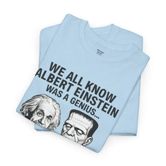 Funny Albert Einstein Science T-Shirt - Perfect Gift for Nerds, Frankenstein Halloween Shirt