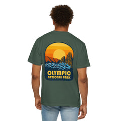 Olympic National Park Unisex T-Shirt, Vintage Graphic Tee, Nature Lover Gift, Travel Souvenir, Outdoor Adventure Apparel, Unisex Casual Wear