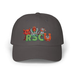 Russell Sage College Mascot Classic Cap - Claim your Memories as a Red Devil, Blue Angel, Purple Cow or Golden Horseshoe