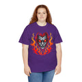 Flaming Fire Vampire - Graphic Unisex Heavy Cotton Tee