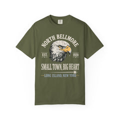 Your Home Town Personalized Eagle T‑Shirt — "Small Town, Big Heart"