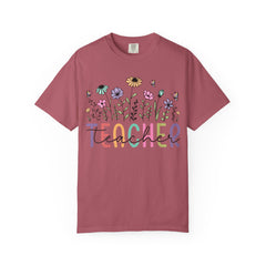 Floral Teacher Appreciation T-Shirt - Comfort Colors Soft