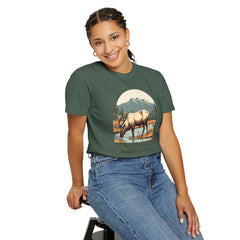 Grand Teton National Park Graphic, Comfort Colors Soft Relaxed Fit Unisex Garment-Dyed T-shirt