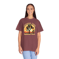 Joshua Tree National Park Graphic, Comfort Colors Soft Relaxed Fit Unisex Garment-Dyed T-shirt