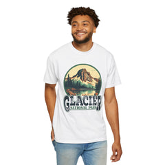 Glacier National Park Graphic, Comfort Colors Soft Relaxed Fit Unisex Garment-Dyed T-shirt