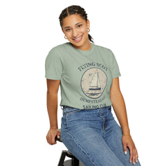 Hempstead Bay Sailing Club T‑Shirt — Flying Scot Hempstead Bay Vintage Sailboat Tee