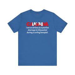 Funny Canadian Language Quote Unisex Tee