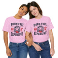 Born To Be Free Now I am Expensive, Cowgirl Graphic, Unisex Jersey Short Sleeve Tee