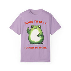 Vintage Style Frog , Born to slay -  Stylish Unisex T Shirt