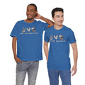 Peace Love Back The Blue in Alaska, Graphic Unisex Short Sleeve Tee