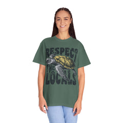 Respect the Locals T-Shirt — Sea Turtle Conservation Graphic Tee