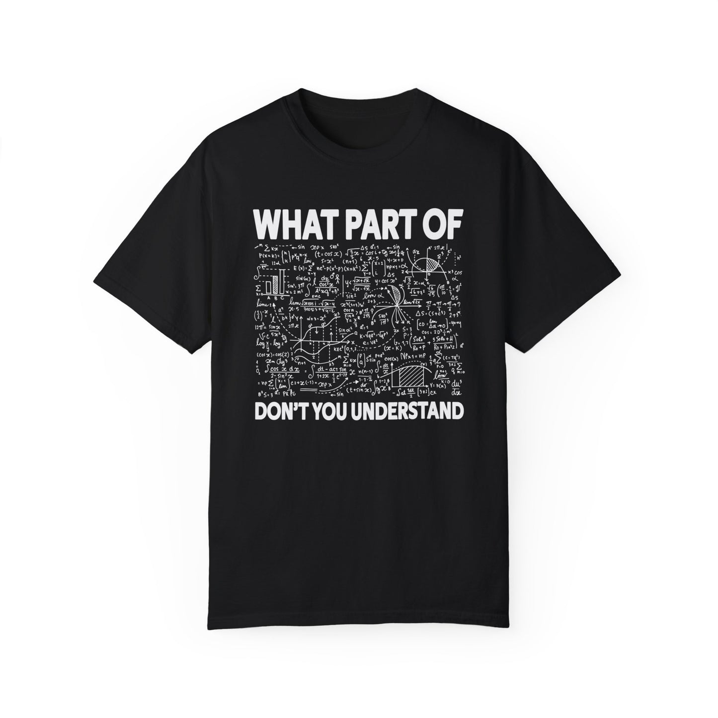 What Part of Calculus Don't You Understand, Comfort Colors Unisex Garment-Dyed T-shirt