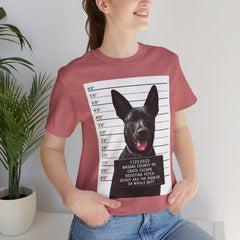 K9 Mugshot Personalized with your Dog T-Shirt