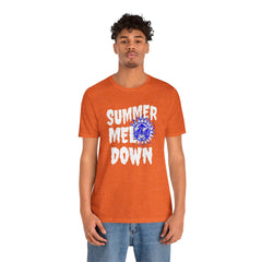 Summer Meltdown Graphic Tee — "Summer Melt Down" Sun Design