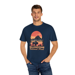 Yellowstone National Park Graphic, Comfort Colors Soft Relaxed Fit Unisex Garment-Dyed T-shirt