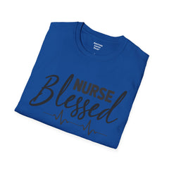 Blessed Nurse - Unisex Softstyle T-Shirt | Nurse Awareness, Medical Wear, Gift For Her, Scrubs Lover, Hospital Staff Gift, Registered Nurse