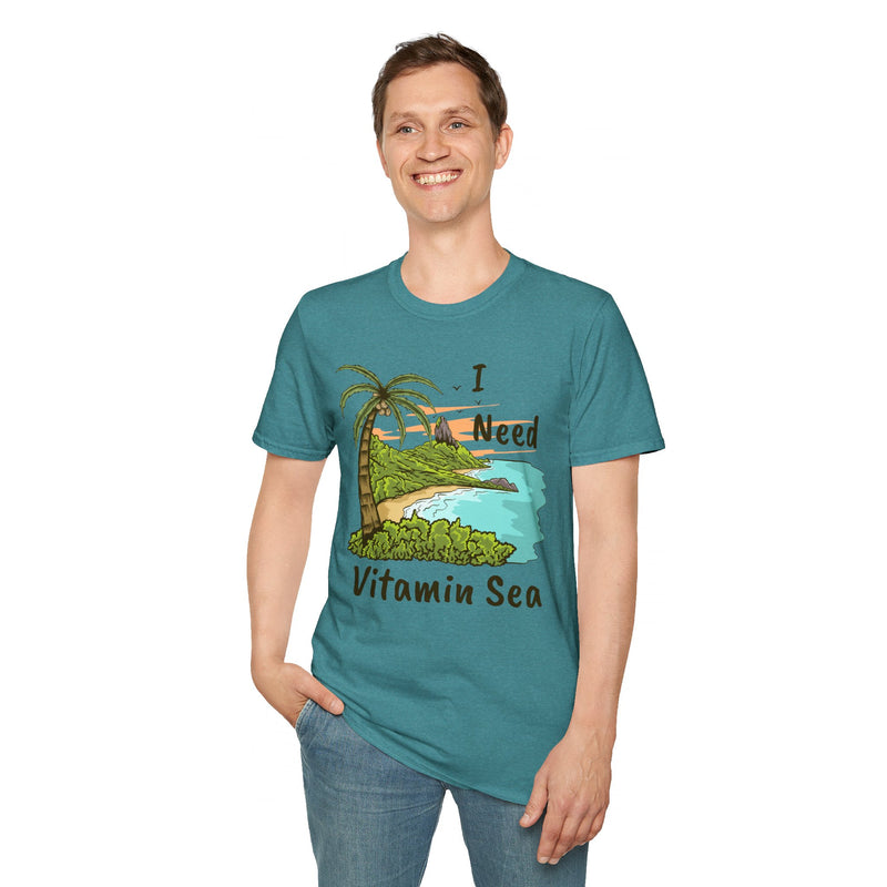 I NEED Vitamin Sea Unisex Softstyle T-Shirt