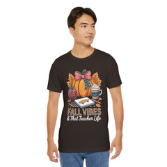 Fall Vibes Teacher T-Shirt — That Teacher Life Tee