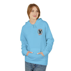 Breakfast Club Hoodie — Cute Black Dog, Bacon & Egg Graphic Pullover
