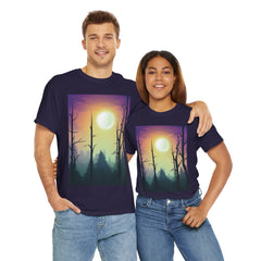 Serene Nature Graphic Tee, Aesthetic T-Shirt, Cozy Casual Wear, Gift for Nature Lovers, Perfect for Outdoor Adventures