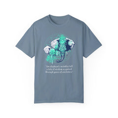 Elephants Graphic  Garment-Dyed T-shirt