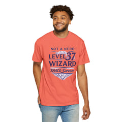 Level 37 Wizard T-Shirt — "Not a Nerd" THAC0 Survivor D&D Gamer Tee