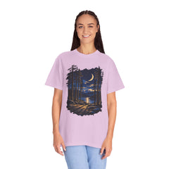 Moonlit Forest T-Shirt – Nature Lover Camping Shirt