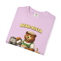 Bear‑Rista Coffee T‑Shirt — Cute Barista Bear Graphic Tee