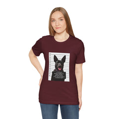 K9 Mugshot Personalized with your Dog T-Shirt