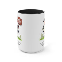 COW TIPPING Awareness - Accent Mugs | Cow Tipping Is Real, Bovine Humor. Gift For Him, Gift For Her, Farm Humor, Cow Fan Gift, Farm Animal