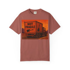 Not Fragile Unisex Garment-Dyed T-Shirt -BTO Inspired Vintage Guitar Graphic Tee