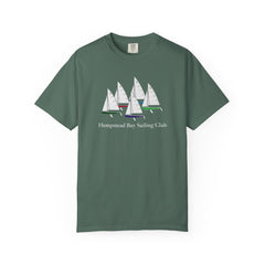 Hempstead Bay Sailing Club T-Shirt — Vintage Sailboat Race Day Tee
