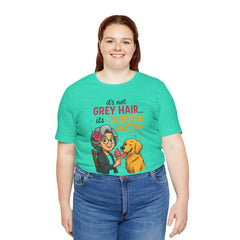 Wisdom Glitter Tee: Funny Gift for Dog Lovers, Mother's Day, Birthday, Casual Wear, Unisex Shirt