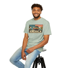 Ventura Highway Driving America Graphic Comfort Colors Unisex Garment Dyed T-shirt