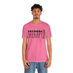 Physical Therapy Unisex Tee - Spine Graphic Gift for PT Student