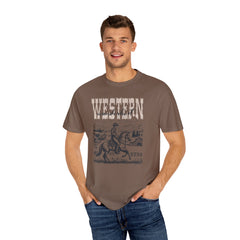 Vintage Style Cowboy Graphic Shirt - Stylish T Shirt