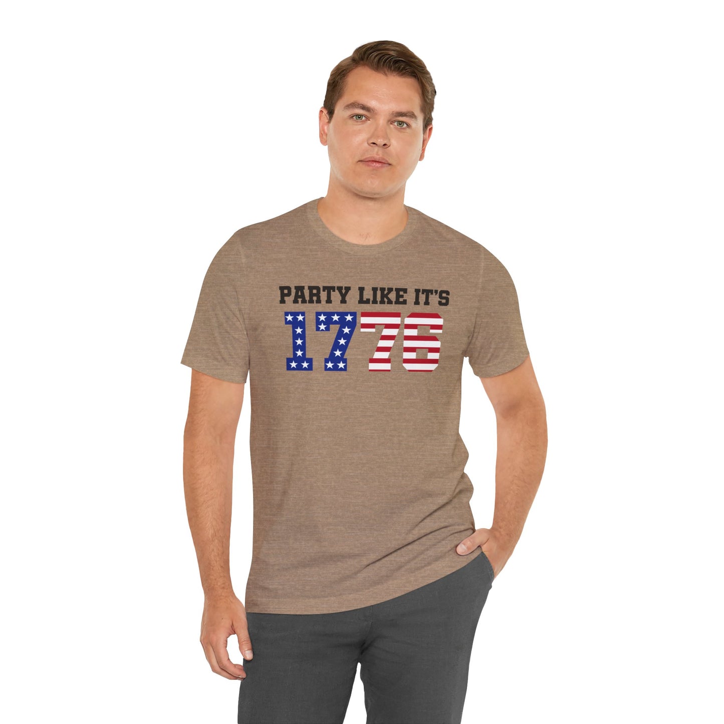 Party Like Its 1776, Graphic Unisex Jersey Short Sleeve Tee