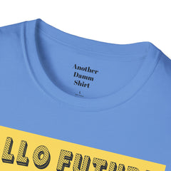 Hallo Future Pop Art Guy Unisex Softstyle T-Shirt