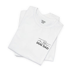 Dog Dad T-Shirt — Personalized Your Dog Image  Tee (Custom Name)