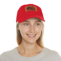 RED Friday unisex ball cap with Leather Patch (Rectangle)