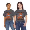 Cute But Spooky Halloween Raccoon! Graphic Unisex Heavy Cotton Tee