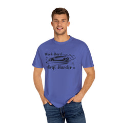 Sports Car Drift Unisex T-Shirt - Work Hard, Drift Harder