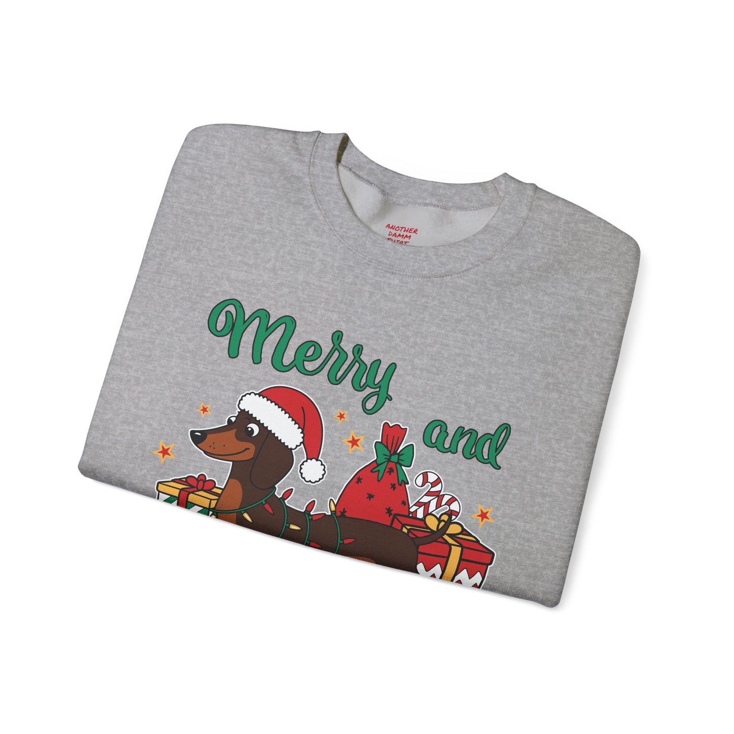 Dachsund Christmas - Unisex Heavy Blend™ Crewneck Sweatshirt