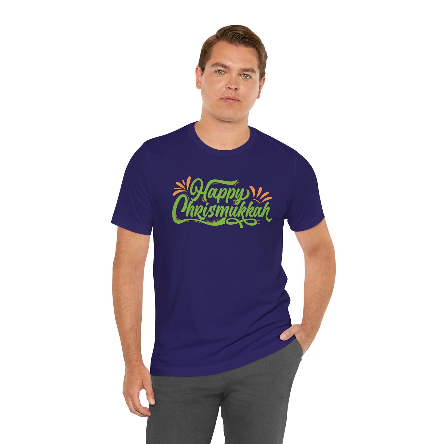 Happy Christmukka - Unisex Jersey Short Sleeve Tee