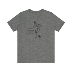 Terry Fox Inspirational Amputee Quote - Unisex Short Sleeve Tee,Amputee Awareness,Gift For Him,Gift For Her,Leg Amputee,Limb Loss Awareness