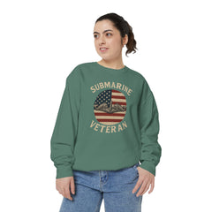 Vintage Submarine Veteran Sweatshirt, Unisex Crewneck, Comfortable Casual Wear, Perfect Gift for Veterans, Military Appreciation