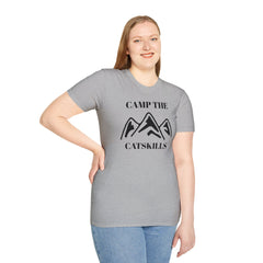 Camp The Catskillsi Unisex Softstyle T-Shirt  Catskill Mountains New York