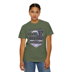 Level 37 Wizard T-Shirt — "Not a Nerd" THAC0 Survivor D&D Gamer Tee
